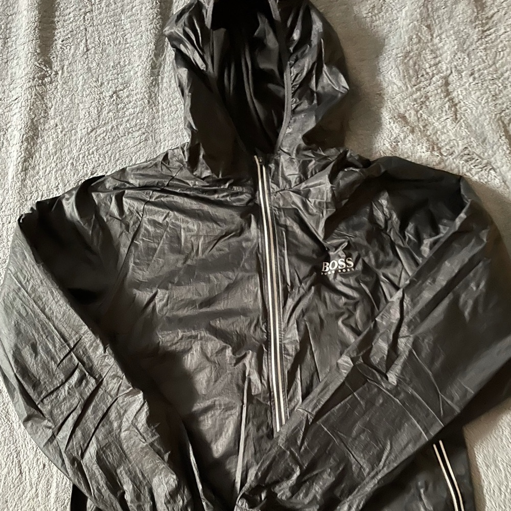 Hugo Boss wind breaker Black size large